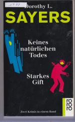 Sayers, Dorothy L: Keines natürlichen To Sayers, Dorothy L: Keines natürlichen To