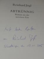Reinhard Jirgl: Abtrünnig - Roman aus de