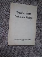 Wanderkarte Dahlener Heide,1953