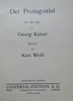 Universal-Edition A.G. Leipzig und Wien Universal-Edition A.G. Leipzig und Wien