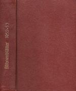 Bühnenblätter der Hansestadt Lübeck, Jubiläumsspielzeit 1952 - 1953. Heft 1 - 18 plus vieler Sonderveröffentlichungen