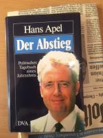 Hans Apel: Der Abstieg
