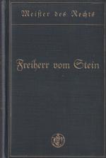 Prof. Dr. Drews: Freiherr von Stein