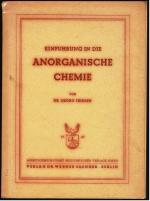 Georg Friesen: Einführung in die anorgan