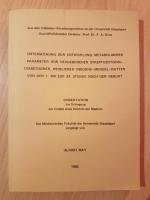 Untersuchung zur Entwicklung metabolischer Parameter von Neugeborenen Streptozotocin-diabetischer, weiblicher Osborne-Mendel-Ratten von der 1. bis zur 24. Stunde nach der Geburt. Dissertation.
