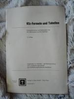 Kfz-Formeln und Tabellen - Formelsammlun