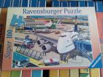 100 Teile Ravensburger Super Puzzle - Flugplatz
