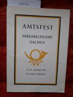 Amtsfest Fernmeldeamt Aachen am 29. Oktober 1955 im neuen Haus