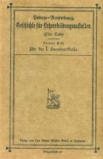 Die Geschichte für Lehrerbildungsanstalten für 1. Seminarklasse, Teil 4