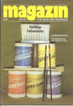 Magazin für Haus und Wohnung Heft 3/85