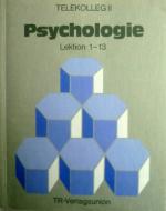 Psychologie - Lektion 1--13