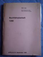 Buchfahrplanheft 1288; gültig ab 29. September 1996