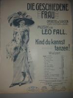leo Fall: Die geschiedene Frau, Operette