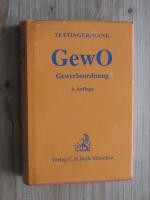 GewO - Gewerbeordnung