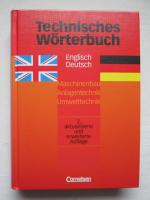 Cornelsen Verlag: Technisches Wörterbuch - Englisch-Deutsch (Maschinenbau, Anlagentechnik, Umwelttechnik)