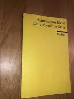 Kleist, Heinrich von: Der zerbrochne Kru Kleist, Heinrich von: Der zerbrochne Kru