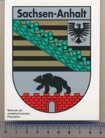 Aufkleber Sachsen-Anhalt Wappen, Landeswappen