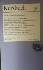 Kursbuch 91 - Wozu Geisteswissenschaften