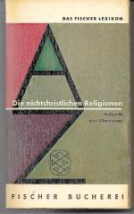 Glasenapp, Helmuth von: Die nichtchristl