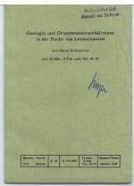 Hans Schneider: Geologie und Grundwasser