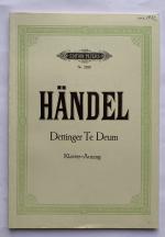HÄNDEL: DETTINGER  TE DEUM