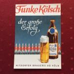 Postkarte Werbekarte FUNKE KÖLSCH der gr