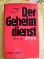 Der Geheimdienst in Europa 1937-1945