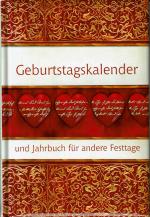 Geburtstagskalender und Jahrbuch für andere Festtage