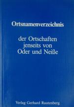 Kaemmerer, M. (Bearbeitung): Ortsnamenve Kaemmerer, M. (Bearbeitung): Ortsnamenve