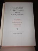 Gustav Mori / Dr. Robert Diehl: Frankfu Gustav Mori / Dr. Robert Diehl: Frankfu