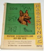 DEUTSCHE SIEGERAUSSTELLUNG DER DDR 1970 der Sektion Dienst- und Gebrauchshundewesen am 26. und 27. September 1970 auf dem Gelände der "agra" in Leipzig-Markkleeberg