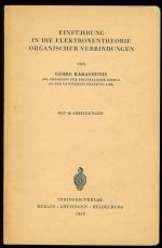 Einführung in die Elektronentheorie organischer Verbindungen