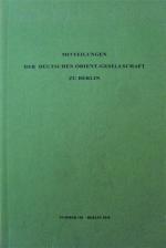 Mitteilungen der Deutschen Orient-Gesellschaft zu Berlin. Nummer 150, 2018