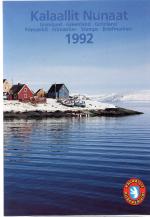 1992 Briefmarken Jahrbuch, Jahresmappe, 