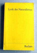 Lyrik des Naturalismus