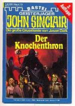 Geisterjäger John Sinclair / Jason Dark: Der Knochenthron,Band Nr. 172,+ Extra-Horror