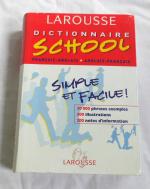 Larousse Dictionnaire School Francais-Anglais / Anglais - Francais