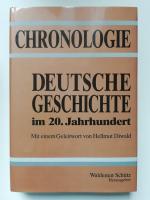 Chronologie - Deutsche Geschichte im 20. Jahrhundert