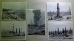 5 orig. Fotos (Vintages), Ölförderung California, Oil Bulletin, 1925.