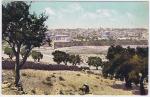 Jerusalem from Olivet. Jerusalem vom Oel