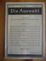 Die Auswahl. Aufsätze aus Zeitungen des 