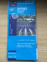 3139 OT Nyons Rémuzat Baronnies Carte de 3139 OT Nyons Rémuzat Baronnies Carte de