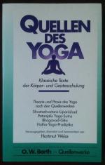 Hartmut Weiss: Quellen des Yoga -  Klass