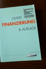 Klaus Olfert: Finanzierung