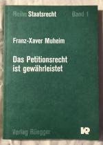 Das Petitionsrecht ist gewährleistet