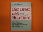 Köberich, G. K.: Der Brief des Hoteliers Köberich, G. K.: Der Brief des Hoteliers