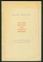 Hans Mayer: Von der Dritten zur Vierten 