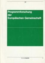 Programmforschung der Europäischen Gemeinschaft.