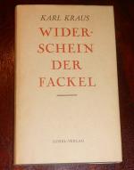 Widerschein der Fackel. Erste Auflage 1956 mit Schutzumschlag