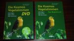 Die Kosmos Vogelstimmen, DVD + Begleitbuch. 100 Vögel, 100 Filme, 100 Stimmen. Singende Vögel schnabelsynchron auf DVD